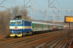 Lokomotiva: 362.175-2 | Vlak: R 674 ( Brno hl.n. - Praha hl.n. ) | Msto a datum: Kluov 03.01.2009