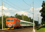Lokomotiva: 363.021-7 | Vlak: R 874 Macocha ( Brno hl.n. - Praha hl.n. ) | Místo a datum: Chvaletice   16.07.2009