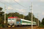 Lokomotiva: 363.039-9 | Vlak: R 872 Špilberk ( Brno hl.n. - Praha hl.n. ) | Místo a datum: Kolín 15.09.2009