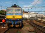 Lokomotiva: 363.040-7 | Vlak: Ex 35201 Jadran-Express ( Praha hl.n. - Split ) | Místo a datum: Brno hl.n. 26.08.2005