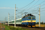 Lokomotiva: 363.042-3 | Vlak: R 867 Svitava ( Praha hl.n. - Brno hl.n. ) | Místo a datum: Záboří nad Labem 16.07.2009
