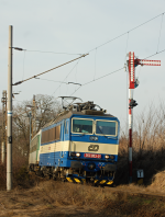 Lokomotiva: 363.053-0 | Vlak: Os 8279 ( Benešov u Prahy - Tábor ) | Místo a datum: Heřmaničky 24.03.2010