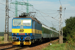 Lokomotiva: 363.056-3 | Vlak: R 675 ( Praha hl.n. - Brno hl.n. ) | Msto a datum: Hlzov 16.08.2007