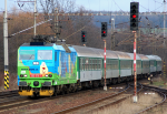 Lokomotiva: 363.078-7 | Vlak: R 637 ( Praha hl.n. - esk Budjovice ) | Msto a datum: Bystice u Beneova 08.12.2008