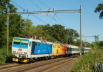 Lokomotiva: 363.115-7 + 362.166-1 | Vlak: R 680 ( Brno hl.n. - Praha hl.n. ) | Místo a datum: Kolín zastávka 27.06.2010