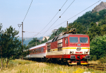 Lokomotiva: 371.015-9 | Vlak: EC 178 Carl Maria von Weber ( Praha hl.n. - Westerland (Sylt) ) | Místo a datum: Dolní Zálezly 10.04.1999