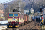 Lokomotiva: 372.006-7 | Vlak: Pn 45300 | Místo a datum: Königstein (D) 11.03.2014