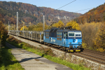 Lokomotiva: 372.007-5 | Vlak: Nex 48323 | Místo a datum: Dolní Žleb zastávka 31.10.2015