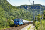 Lokomotiva: 372.011-7 | Vlak: Pn 43388 ( Hořovice - Leuna Werke ) | Místo a datum: Dolní Žleb zastávka 23.08.2019