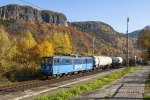 Lokomotiva: 372.012-5 | Vlak: Pn 45300 ( Děčín hl.n. - Leipzig-Engelsdorf ) | Místo a datum: Dolní Žleb zastávka 31.10.2015