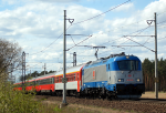 Lokomotiva: 380.005-9 | Vlak: Ex 523 Port ( Praha-Smchov - Vsetn ) | Msto a datum: Star Koln 23.04.2012