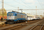 Lokomotiva: 380.005-9 | Vlak: EC 105 Sobieski ( Warszawa Wsch. - Wien Westbf. ) | Místo a datum: Petrovice u Karviné 15.10.2012