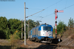 Lokomotiva: 380.012-5 | Vlak: Ex 1545 Matthias Schnerer ( Praha-Holeovice - Linz Hbf. ) | Msto a datum: Hemaniky 30.09.2017