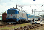 Lokomotiva: 380.014-1 | Vlak: Ex 1470 D1 Express ( Brno dolní - Praha hl.n. ) | Místo a datum: Brno dolní 14.07.2013