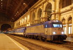 Lokomotiva: 380.017-4 | Vlak: EC 173 Porta Bohemica ( Hamburg-Altona - Budapest Kel.pu. ) | Místo a datum: Budapest Kel.pu. (H) 16.11.2015