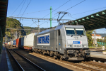 Lokomotiva: 386.004-6 | Vlak: Nex 43313 | Místo a datum: Děčín hl.n.   02.10.2015