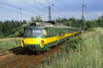 Lokomotiva: 452.013-6 | Vlak: Os 9133 ( Praha hl.n. - Benešov u Prahy ) | Místo a datum: Mirošovice u Prahy 29.05.1994