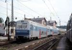 Lokomotiva: 470.003-6 | Vlak: Os 9125 ( Praha hl.n. - Benešov u Prahy ) | Místo a datum: Čerčany 09.08.1992