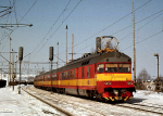 Lokomotiva: 560.023-4 | Místo a datum: Ostrov nad Oslavou 27.02.1993