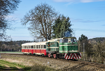 Lokomotiva: 710.869-9 + 720.509-9  | Vlak: Os 98089 ( Beneov u Prahy - Ledeko ) | Msto a datum: Ltn 29.03.2024
