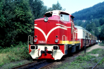 Lokomotiva: T426.001 | Místo a datum: Dolní Polubný 25.08.1990