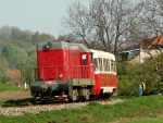 Lokomotiva: 720.108-0 ( T435.0108, Posázavský pacifik ) | Vlak: Sp 1596 Praotec Čech ( Benešov u Prahy - Zlonice ) | Místo a datum: Ctiněves 23.04.2011