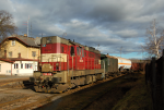 Lokomotiva: 742.439-3 | Vlak: Mn 88240 ( Tábor - Branice ) | Místo a datum: Milevsko 13.11.2010