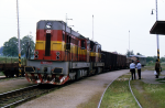 Lokomotiva: 742.443-5 ( T466.2443 ) + T466.2 | Místo a datum: Obrataň 27.05.1995