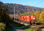 Lokomotiva: 742.522-6 + 742.260-3 | Vlak: Pn 41393 | Místo a datum: Dolní Žleb zastávka 31.10.2015