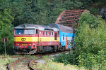 Lokomotiva: 749.102-0 | Vlak: Os 9205 ( erany - Svtl nad Szavou ) | Msto a datum: Rataje nad Szavou 03.08.2008
