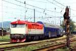 Lokomotiva: 749.146-7 | Vlak: Os 9014 ( erany - Praha hl.n. ) | Msto a datum: erany 29.04.1995