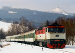 Lokomotiva: 749.179-8 | Vlak: R 680 ( Pardubice hl.n. - Liberec ) | Místo a datum: Pilínkov 15.03.2005