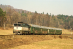 Lokomotiva: 750.043-2 | Vlak: Os 3128 | Msto a datum: Kunice pod Ondejnkem 19.01.1999