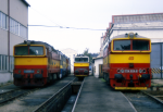 Lokomotiva: 750.061-4, 754.024-8 | Místo a datum: Brno dolní   03.09.1994