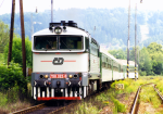 Lokomotiva: 750.322-0 | Vlak: Os 5400 ( Pardubice hl.n. - Liberec ) | Místo a datum: Stará Paka 31.07.1998