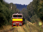 Lokomotiva: 750.341-0 | Vlak: Os 5404 ( Hradec Králové hl.n. - Liberec ) | Místo a datum: Stará Paka 24.07.1994