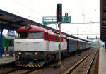 Lokomotiva: 751.001-9 ( T478.1001 ) | Vlak: Sp 1925 Pálavský okruh ( Lednice - Břeclav ) | Místo a datum: Břeclav 12.05.2012