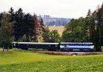 Lokomotiva: 751.002-7 ( T478.1002 ) | Vlak: Os 14910 ( Tišnov - Žďár nad Sázavou ) | Místo a datum: Bystřice pod Pernštejnem 02.07.2005