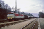 Lokomotiva: 752.084-4 | Vlak: Rn 43019 | Místo a datum: Blansko 04.03.1995