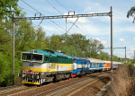 Lokomotiva: 754.023-0 + T478.1002 + T678.012 | Vlak: Pn 164900 ( Velká nad Veličkou - Praha-Vršovice ) | Místo a datum: Kolín zastávka   10.05.2012