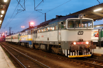Lokomotiva: 754.065-1 + 754.028-9 | Vlak: Os 3646 ( Šumperk - Olomouc hl.n. ) | Místo a datum: Olomouc hl.n. 05.07.2010