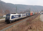 Lokomotiva: 761.002-5 + 386.008-7 | Vlak: Nex 41382 | Místo a datum: Königstein ( D ) 11.03.2016