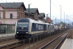 Lokomotiva: 761.002-5 + 386.009-5 | Vlak: Nex 41380 | Místo a datum: Bad Schandau ( D ) 11.03.2016