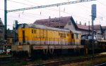 Lokomotiva: T669.0518 + T334.0673 | Místo a datum: Benešov u Prahy   09.09.1990