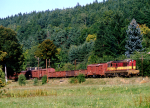 Lokomotiva: 771.115-3 | Vlak: Pn 67912 ( Zdice - Příbram ) | Místo a datum: Rejkovice 12.09.1995