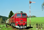 Lokomotiva: 781.529-3 | Vlak: Rn 44623 ( Česká Třebová - Miedzylesie ) | Místo a datum: Lichkov 01.05.2001
