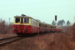 Lokomotiva: 830.084-0 | Vlak: Os 4533 ( Znojmo - Břeclav ) | Místo a datum: Boří les 25.03.1997