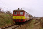 Lokomotiva: 830.107-9 | Vlak: Sp 1730 ( Brno hl.n. - Znojmo ) | Místo a datum: Znojmo 15.03.1997