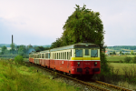 Lokomotiva: 830.111-1 | Vlak: Os 3809 ( Olomouc hl.n. - Prostějov hl.n. ) | Místo a datum: Drahanovice 26.10.1997