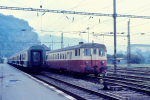Lokomotiva: 830.154-1 ( M262.0154 ) | Vlak: Os 16605 / 16604 ( Jedlová - Děčín ) | Místo a datum: Děčín hl.n.   15.08.1992